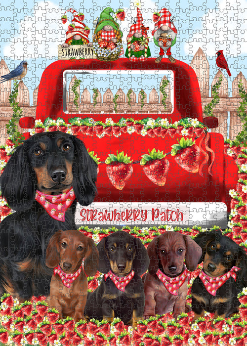 Dachshund Jigsaw Puzzle: Explore a Variety of Personalized Designs, Interlocking Puzzles Games for Adult, Custom, Dog Lover's Gifts