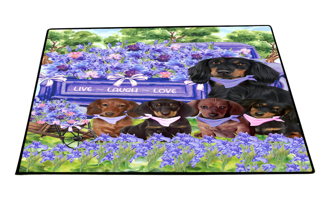 Dachshund Floor Mats and Doormat: Explore a Variety of Designs, Custom, Anti-Slip Welcome Mat for Outdoor and Indoor, Personalized Gift for Dog Lovers
