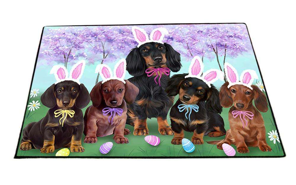 Dachshunds Dog Easter Holiday Floormat FLMS49566