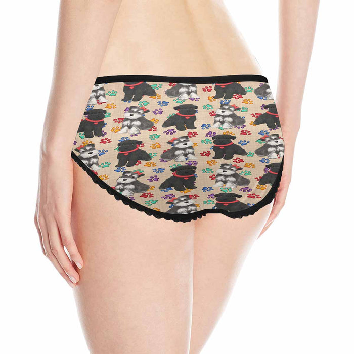 Schnauzer Dogs Red  Women&#039;s All Over Print Classic Briefs