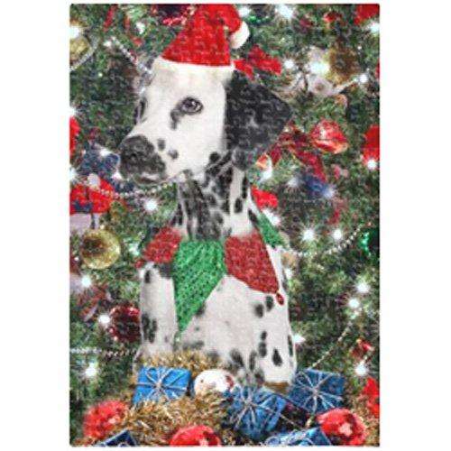 Dalmatian Christmas 500 Pc. Puzzle with Photo Tin