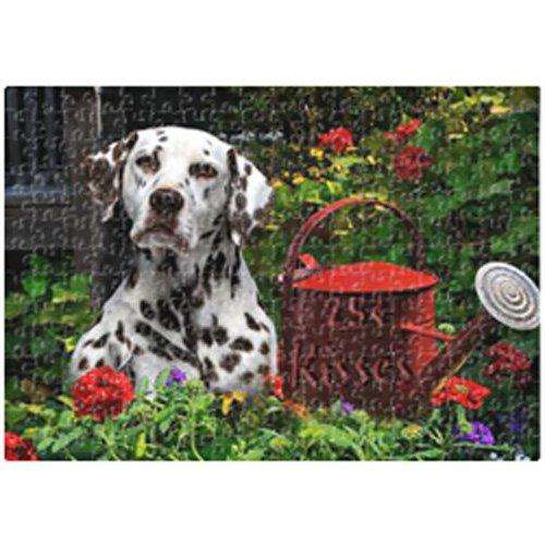 Dalmatian Dog 25 Cent Kisses 500 Pc. Puzzle with Photo Tin