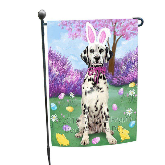 Dalmatian Dog Easter Holiday Garden Flag GFLG49045