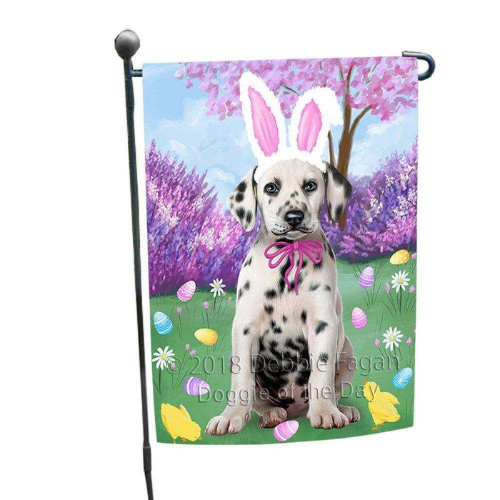 Dalmatian Dog Easter Holiday Garden Flag GFLG49047