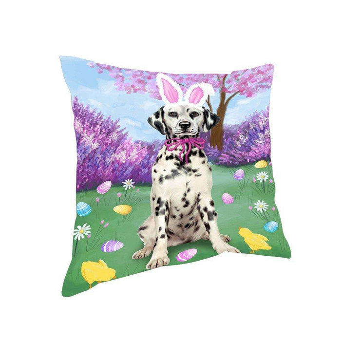 Dalmatian Dog Easter Holiday Pillow PIL52400