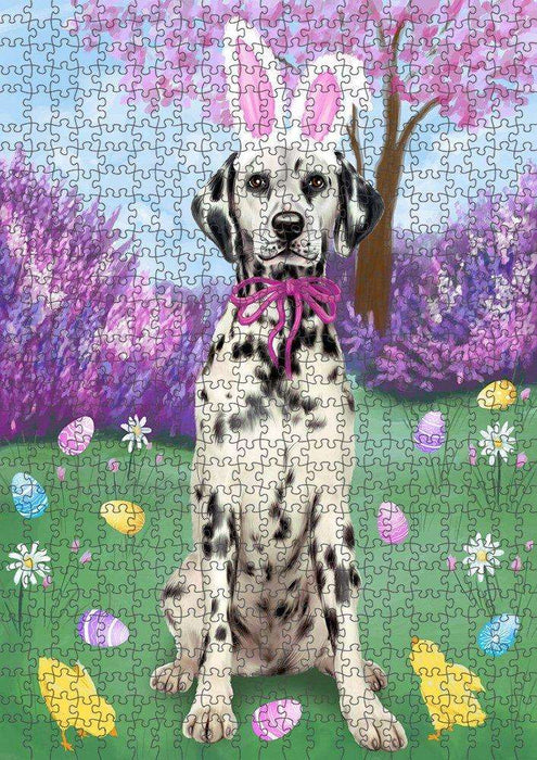 Dalmatian Dog Easter Holiday Puzzle with Photo Tin PUZL49974