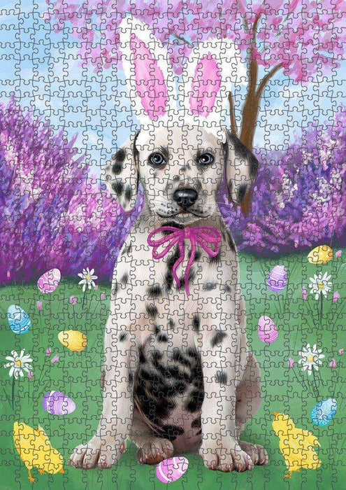Dalmatian Dog Easter Holiday Puzzle with Photo Tin PUZL49980