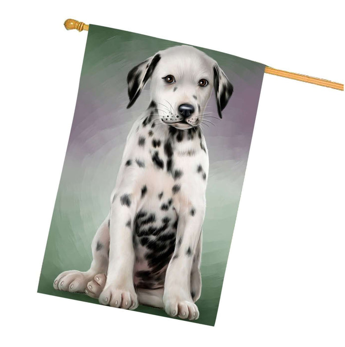 Dalmatian Dog House Flag FLG48252