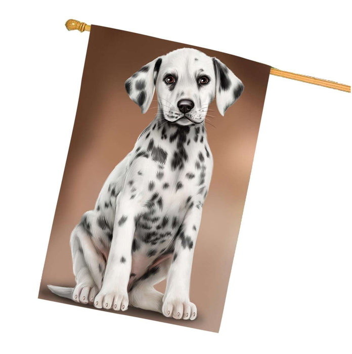 Dalmatian Dog House Flag FLG48499