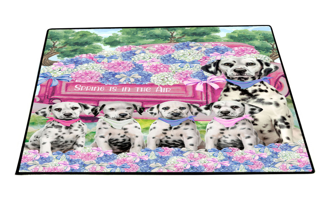 Dalmatian Floor Mat and Door Mats, Explore a Variety of Designs, Personalized, Anti-Slip Welcome Mat for Outdoor and Indoor, Custom Gift for Dog Lovers