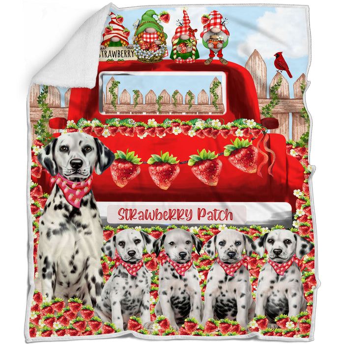 Dalmatian Blanket: Explore a Variety of Designs, Personalized, Custom Bed Blankets, Cozy Sherpa, Fleece and Woven, Dog Gift for Pet Lovers