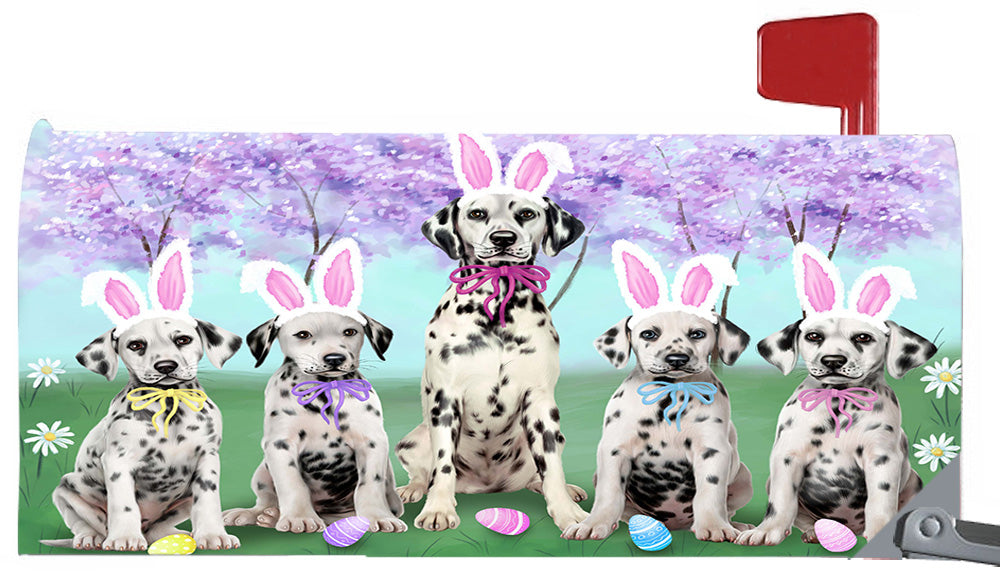 Easter Holidays Dalmatian Dogs Magnetic Mailbox Cover MBC48394
