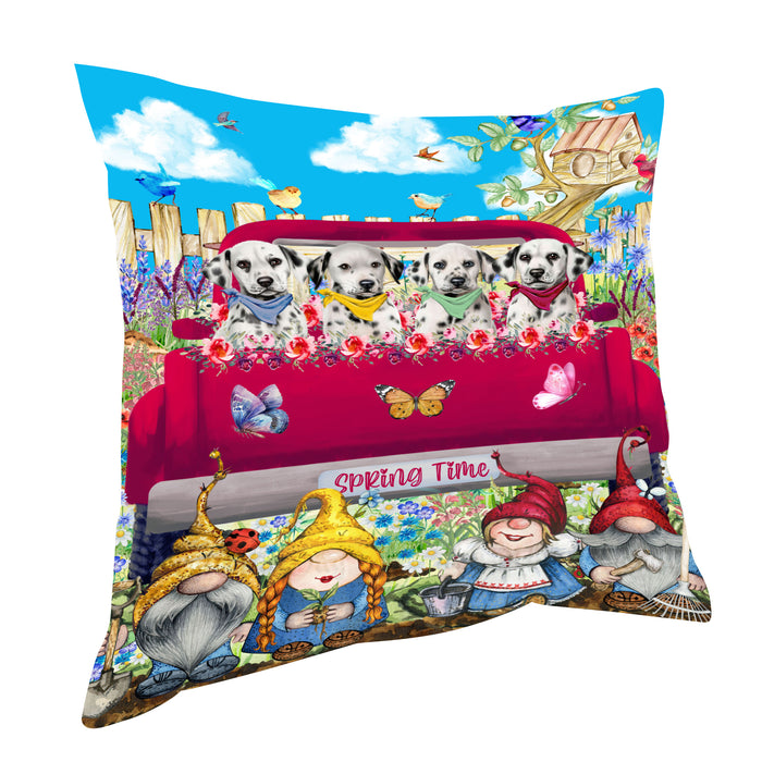 Dalmatian Pillow: Explore a Variety of Designs, Custom, Personalized, Pet Cushion for Sofa Couch Bed, Halloween Gift for Dog Lovers