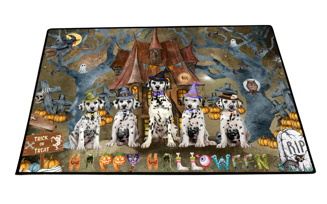 Dalmatian Floor Mats: Explore a Variety of Designs, Personalized, Custom, Halloween Anti-Slip Doormat for Indoor and Outdoor, Dog Gift for Pet Lovers