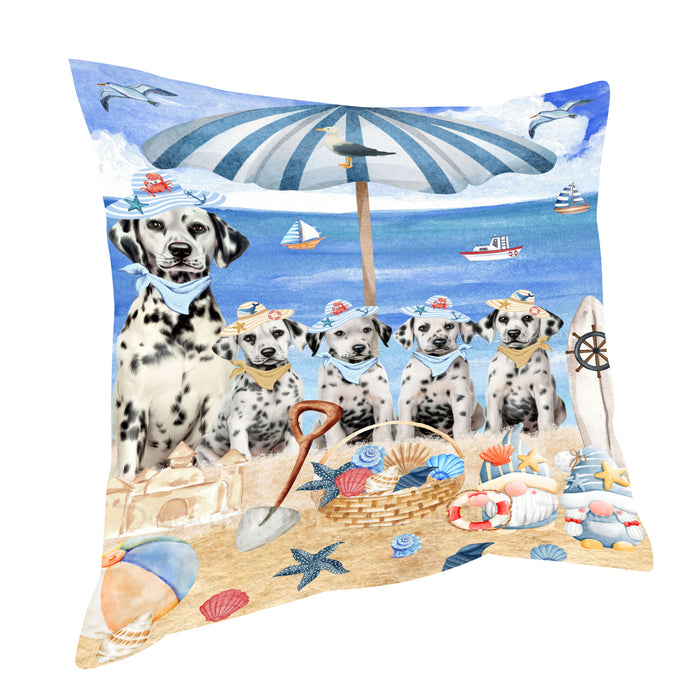 Dalmatian Pillow, Explore a Variety of Personalized Designs, Custom, Throw Pillows Cushion for Sofa Couch Bed, Dog Gift for Pet Lovers