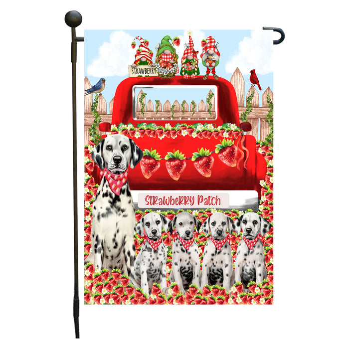 Dalmatian Dogs Garden Flag: Explore a Variety of Custom Designs, Double-Sided, Personalized, Weather Resistant, Garden Outside Yard Decor, Dog Gift for Pet Lovers