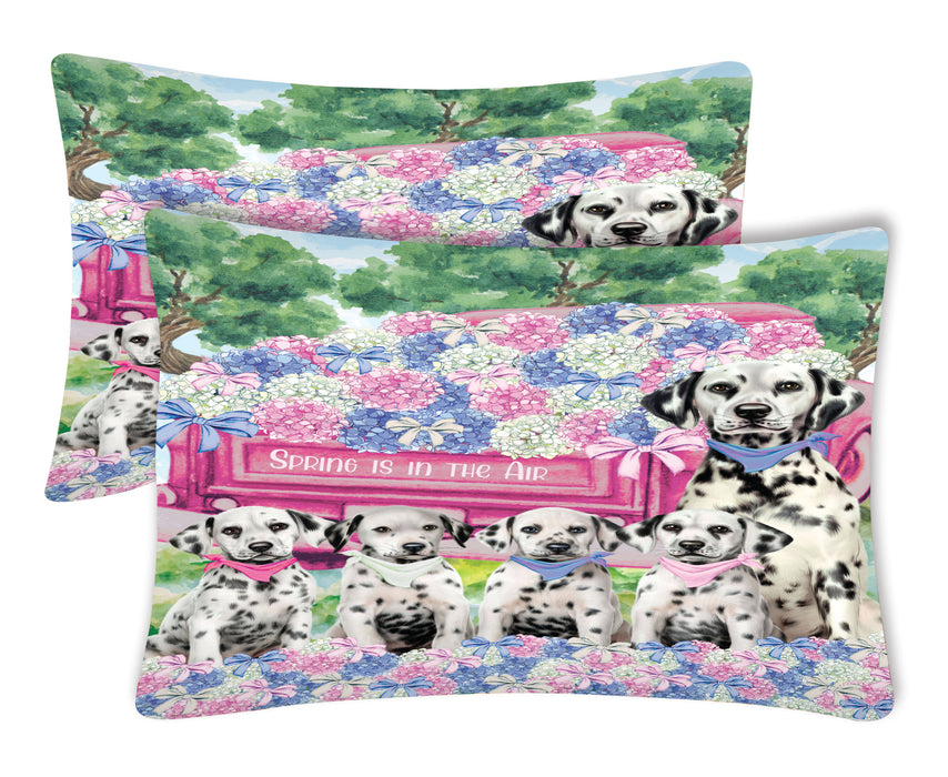 Dalmatian Pillow Case, Soft and Breathable Pillowcases Set of 2, Explore a Variety of Designs, Personalized, Custom, Gift for Dog Lovers