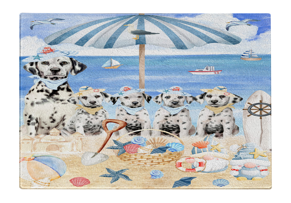Dalmatian Cutting Board: Explore a Variety of Designs, Custom, Personalized, Kitchen Tempered Glass Scratch and Stain Resistant, Gift for Dog and Pet Lovers