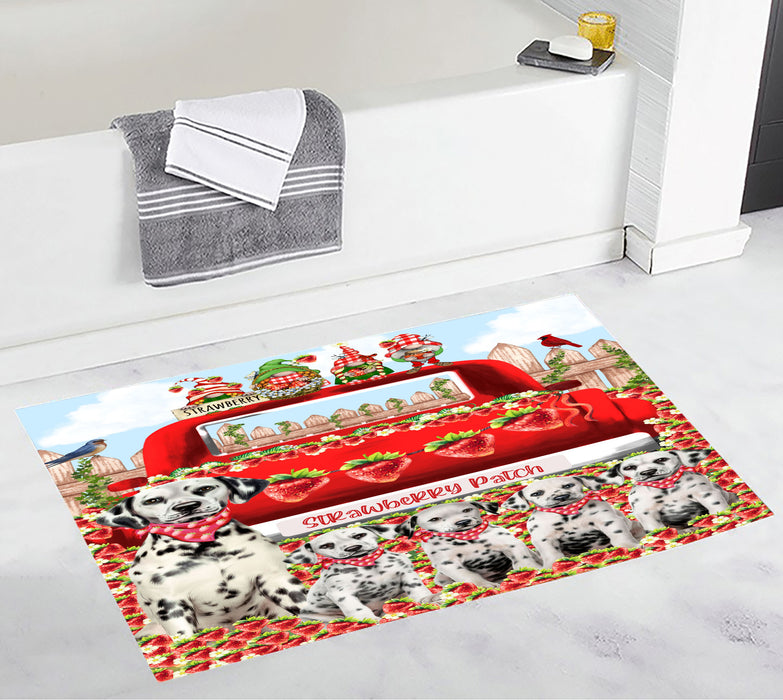 Dalmatian Personalized Bath Mat, Explore a Variety of Custom Designs, Anti-Slip Bathroom Rug Mats, Pet and Dog Lovers Gift