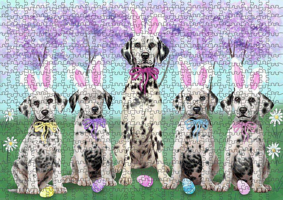 Dalmatians Dog Easter Holiday Puzzle with Photo Tin PUZL49977