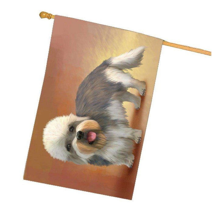 Dandie Dinmont Terrier Dog House Flag