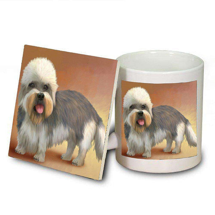 Dandie Dinmont Terrier Dog Mug and Coaster Set