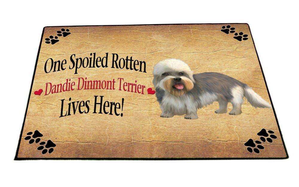 Dandie Dinmont Terrier Spoiled Rotten Dog Indoor/Outdoor Floormat