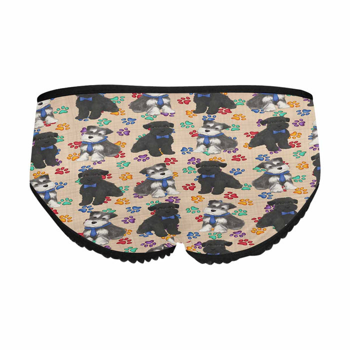 Schnauzer Dogs Blue  Women&#039;s All Over Print Classic Briefs