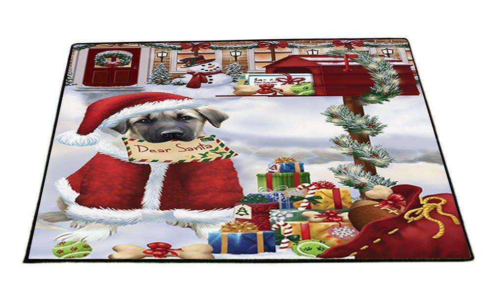 Dear Santa Mailbox Christmas Letter Anatolian Shepherds Dog Indoor/Outdoor Floormat