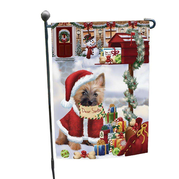 Dear Santa Mailbox Christmas Letter Cairn Terrier Dog Garden Flag