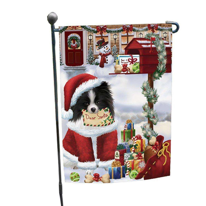 Dear Santa Mailbox Christmas Letter Pomeranians Dog Garden Flag