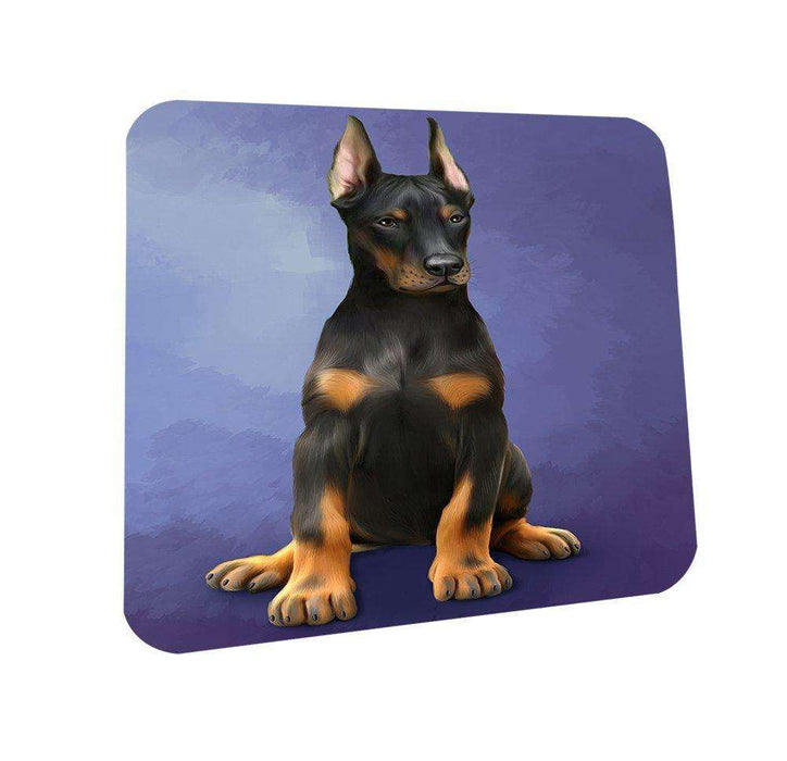 Doberman Pinscher Dog Coasters Set of 4