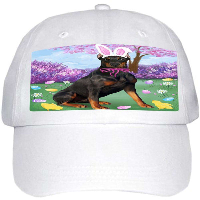Doberman Pinscher Dog Easter Holiday Ball Hat Cap HAT51150