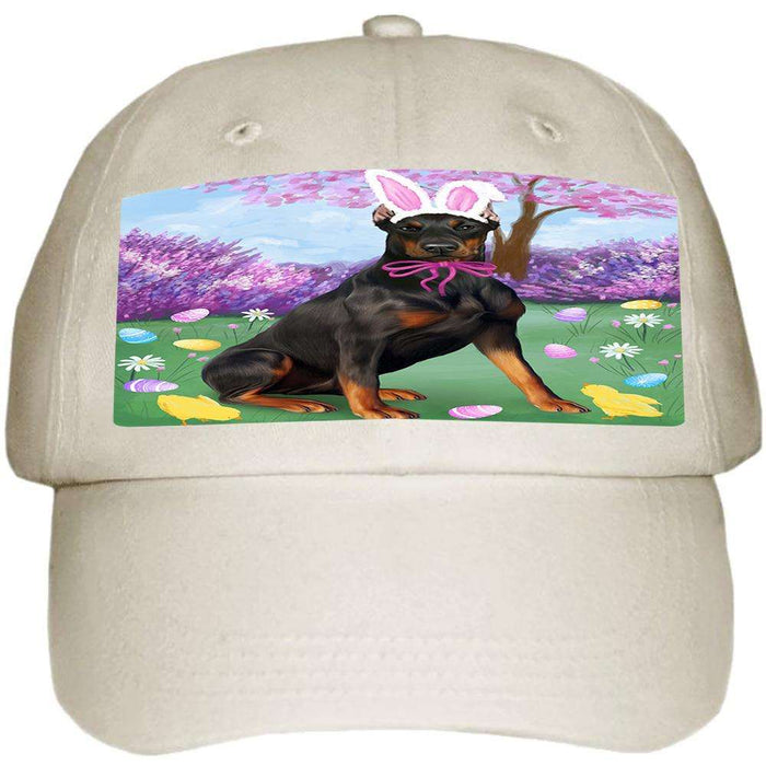 Doberman Pinscher Dog Easter Holiday Ball Hat Cap HAT51150