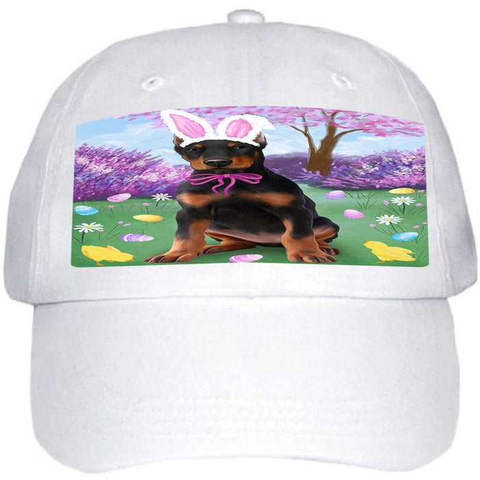 Doberman Pinscher Dog Easter Holiday Ball Hat Cap HAT51156