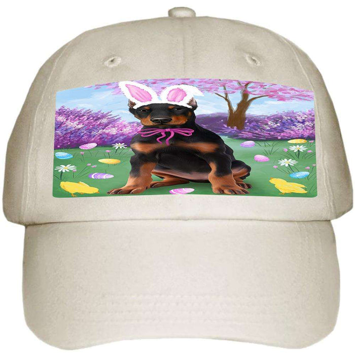 Doberman Pinscher Dog Easter Holiday Ball Hat Cap HAT51156
