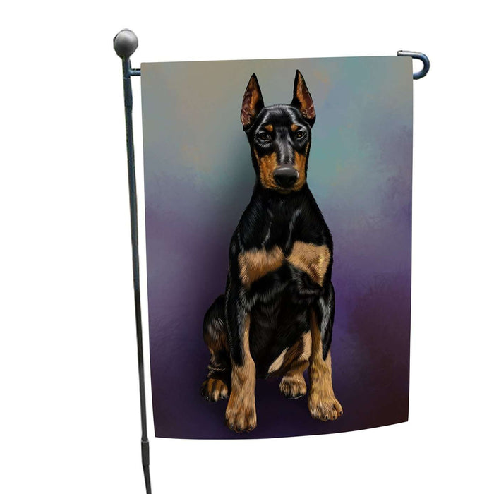 Doberman Pinscher Dog Garden Flag