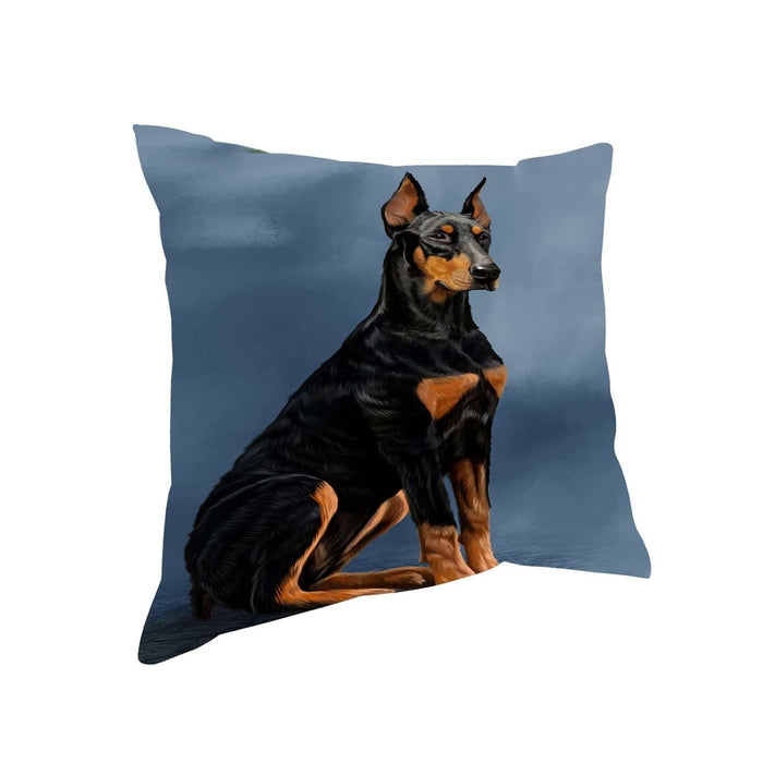 Doberman Pinscher Dog Throw Pillow