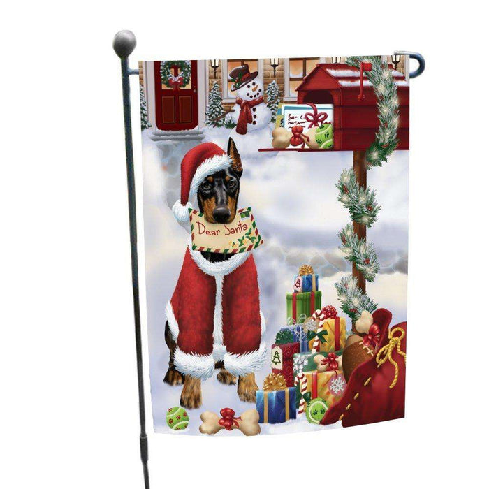 Doberman Pinschers Dear Santa Letter Christmas Holiday Mailbox Dog Garden Flag