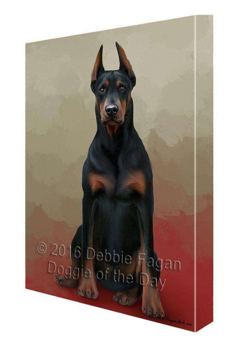 Doberman Pinschers Dog Canvas Wall Art CV086