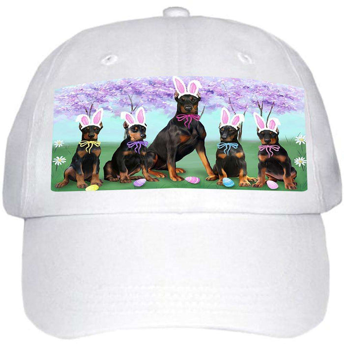 Doberman Pinschers Dog Easter Holiday Ball Hat Cap HAT51153