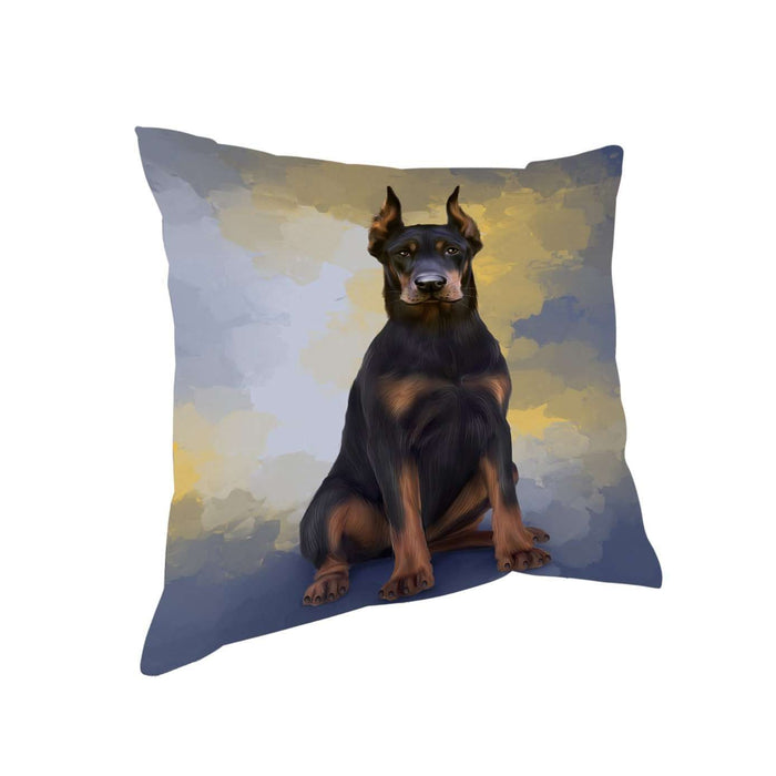 Doberman Pinschers Dog Throw Pillow D330