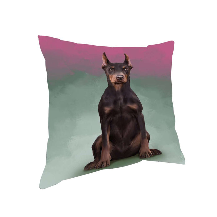 Doberman Pinschers Dog Throw Pillow D331