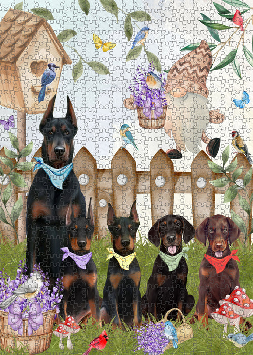 Doberman Pinscher Jigsaw Puzzle: Explore a Variety of Personalized Designs, Interlocking Puzzles Games for Adult, Custom, Dog Lover's Gifts