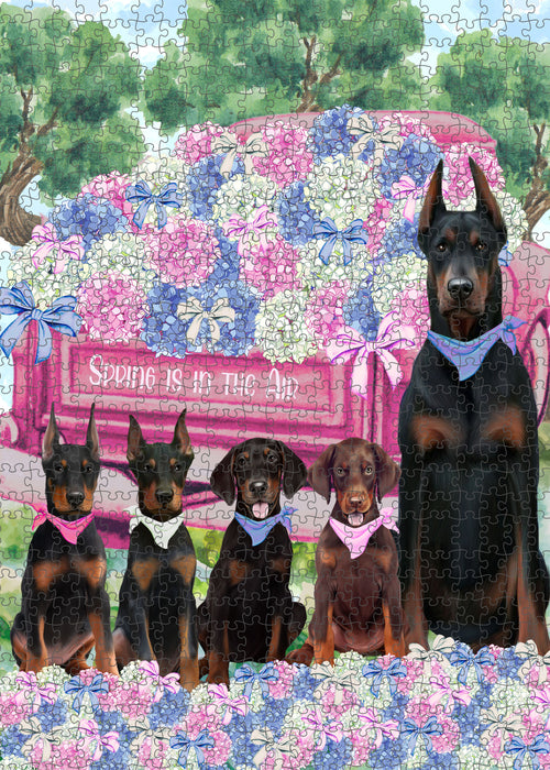 Doberman Pinscher Jigsaw Puzzle: Explore a Variety of Personalized Designs, Interlocking Puzzles Games for Adult, Custom, Dog Lover's Gifts