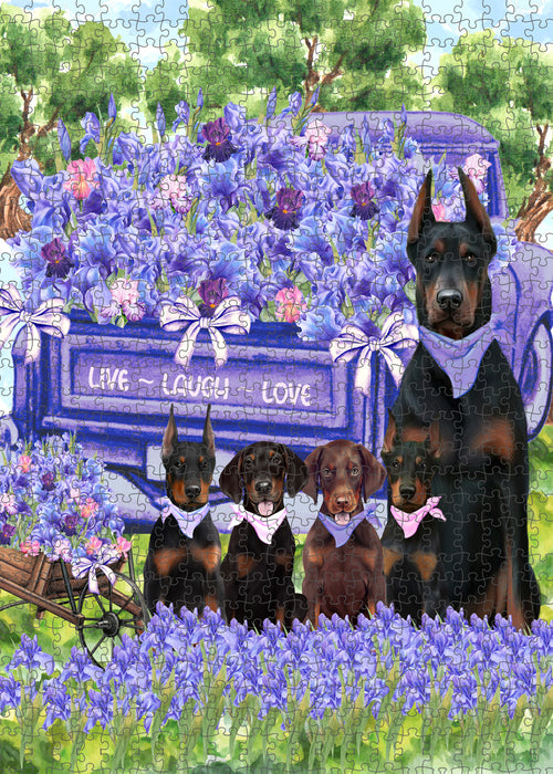 Doberman Pinscher Jigsaw Puzzle: Interlocking Puzzles Games for Adult, Explore a Variety of Custom Designs, Personalized, Pet and Dog Lovers Gift