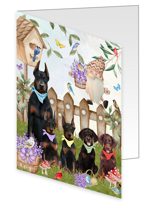 Doberman Pinscher Greeting Cards & Note Cards: Explore a Variety of Designs, Custom, Personalized, Halloween Invitation Card with Envelopes, Gifts for Dog Lovers