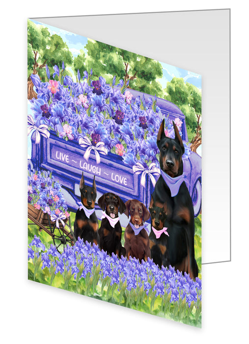 Doberman Pinscher Greeting Cards & Note Cards, Explore a Variety of Personalized Designs, Custom, Invitation Card with Envelopes, Dog and Pet Lovers Gift