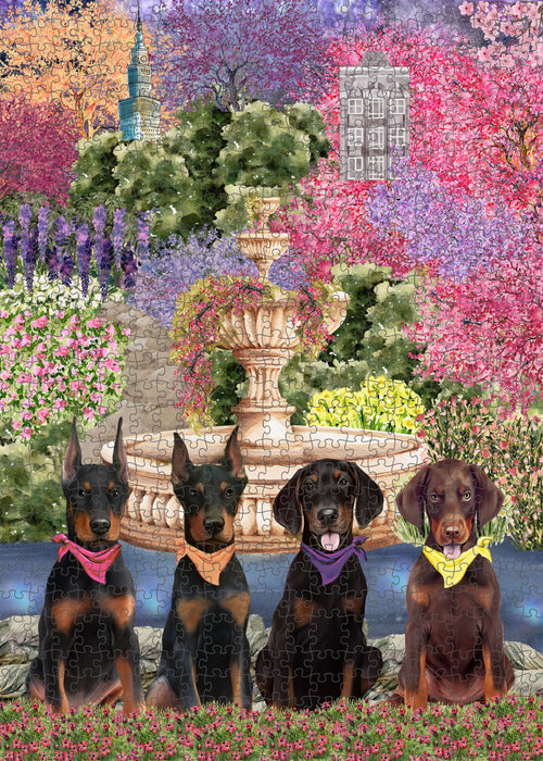 Doberman Pinscher Jigsaw Puzzle for Adult, Interlocking Puzzles Games, Personalized, Explore a Variety of Designs, Custom, Dog Gift for Pet Lovers