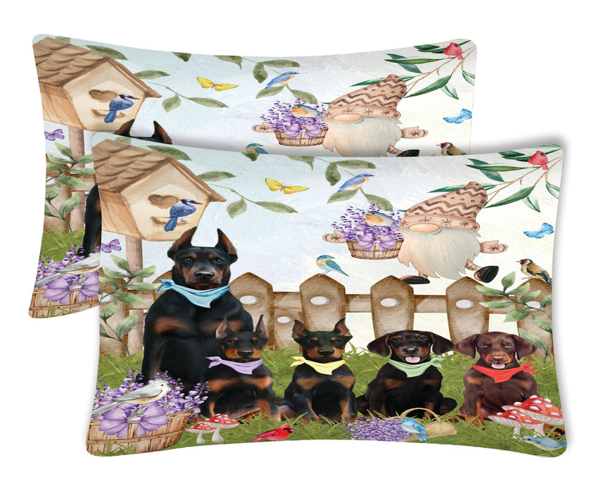 Doberman Pinscher Pillow Case: Explore a Variety of Designs, Custom, Standard Pillowcases Set of 2, Personalized, Halloween Gift for Pet and Dog Lovers